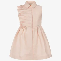 Jessie and James London Dresses*Girls Pink Cotton Shirt Dress