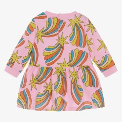 Stella McCartney Kids Dresses*Girls Pink Cotton Shooting Stars Dress