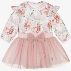 Sofija Outfit Sets*Girls Pink Cotton Skirt Set