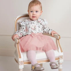 Sofija Outfit Sets*Girls Pink Cotton Skirt Set