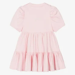 Givenchy Dresses*Girls Pink Cotton Tiered Dress