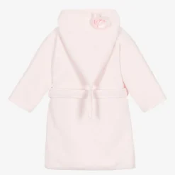 Sofija Towels & Robes|Towels & Robes*Girls Pink Cotton Towelling Bathrobe