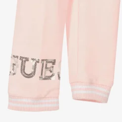 Guess Tracksuits*Girls Pink Cotton Tracksuit