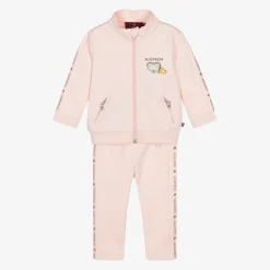 AIGNER Tracksuits*Girls Pink Cotton Tracksuit