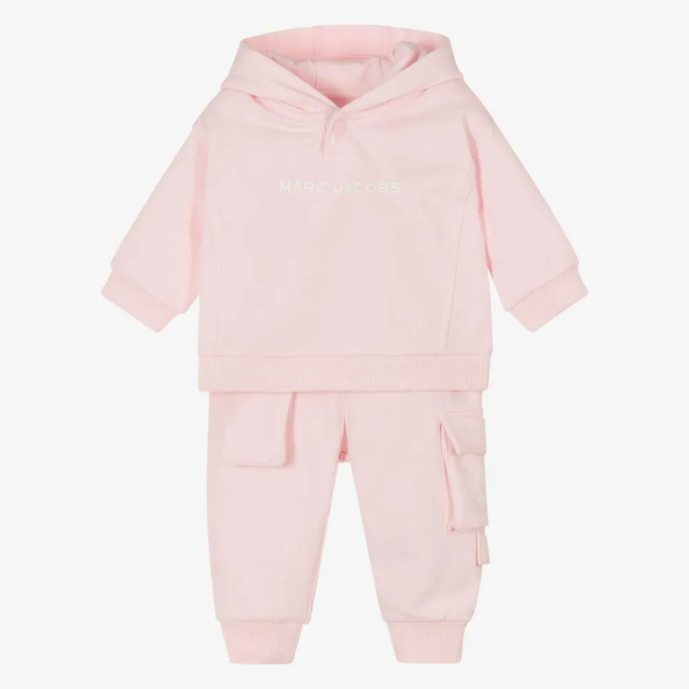 MARC JACOBS Tracksuits*Girls Pink Cotton Tracksuit