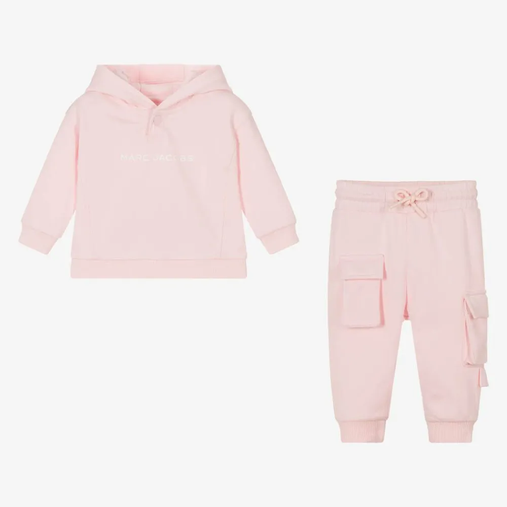 MARC JACOBS Tracksuits*Girls Pink Cotton Tracksuit
