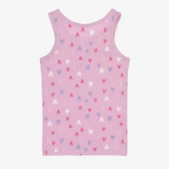 NAME IT Underwear*Girls Pink Cotton Vests (2 Pack)