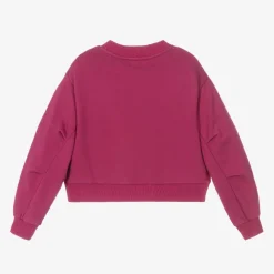 Dolce amp; Gabbana Tops*Girls Pink DG Cotton Sweatshirt