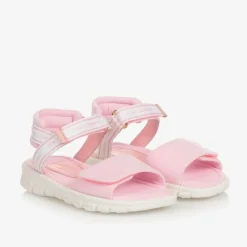 Dolce amp; Gabbana Sandals|Sandals*Girls Pink DG Logo Sandals
