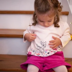 Carrément Beau Tops*Girls Pink Disney Print Cotton Top