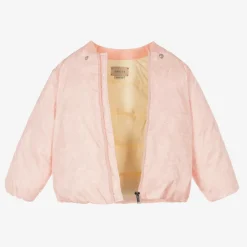 Gucci Coats & Jackets*Girls Pink Double G Down Puffer Jacket