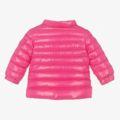 Moncler Enfant Coats & Jackets*Girls Pink Down Padded Paulas Jacket