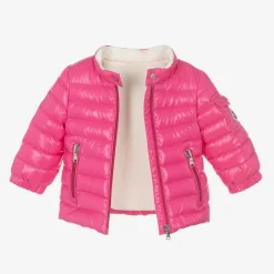 Moncler Enfant Coats & Jackets*Girls Pink Down Padded Paulas Jacket