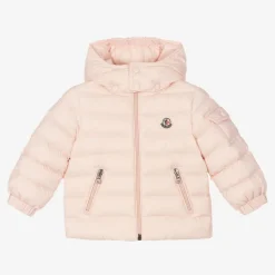 Moncler Enfant Coats & Jackets*Girls Pink Down Puffer Jacket
