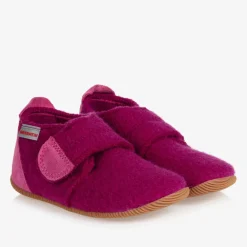 Giesswein Slippers|Slippers*Girls Pink Felted Wool Slippers