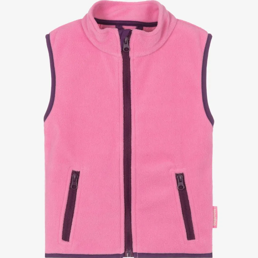 Playshoes Coats & Jackets*Girls Pink Fleece Gilet