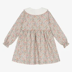 Paloma de la O Dresses*Girls Pink Floral Cotton Dress