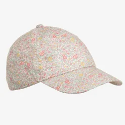 Milledeux Hats*Girls Pink Floral Liberty Print Cap