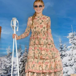 Marlo Kids Dresses*Girls Pink Floral Sequin Dress