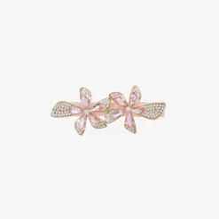 David Charles Hair Accessories*Girls Pink Flower Hair Clip (8cm)