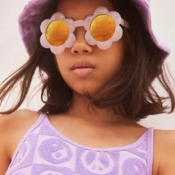 Molo Clothing Accessories*Girls Pink Flower Sunglasses (UVA/UVB) LilacPink