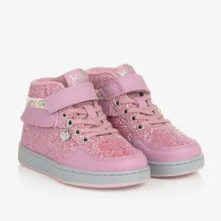 Lelli Kelly Trainers*Girls Pink Glitter High-Top Trainers