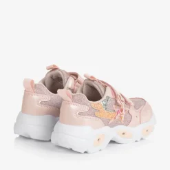 Beppi Trainers|Trainers*Girls Pink Glitter Light-Up Trainers