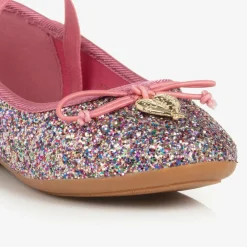 Angels Face Pumps & Ballerinas|Pumps & Ballerinas*Girls Pink Glittery Ballerina Shoes TeaRose