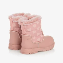 Mayoral Snow Boots|Snow Boots*Girls Pink Heart Snow Boots