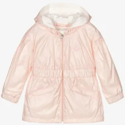 Moncler Enfant Coats & Jackets*Girls Pink Hooded Coat