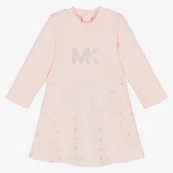 Michael Kors Kids Dresses|Dresses*Girls Pink Jersey Monogram Dress
