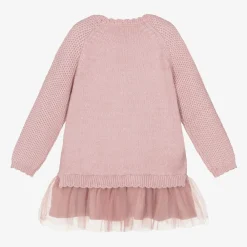Mayoral Dresses*Girls Pink Knitted Dress