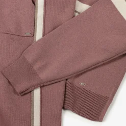 Mayoral Tracksuits*Girls Pink Knitted Stripe Tracksuit