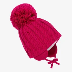 Sätila of Sweden Hats*Girls Pink Laura Giant Pom-Pom Beanie
