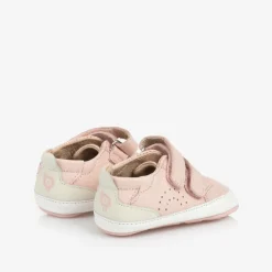 Old Soles First Walkers|First Walkers*Girls Pink Leather First Walker Trainers