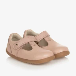 Bobux Step Up Pre Walkers|Pre Walkers*Girls Pink Leather First Walker Shoes