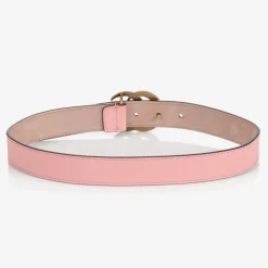 Gucci Clothing Accessories*Girls Pink Leather GG Belt