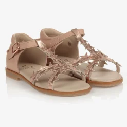 Manuela de Juan Sandals|Sandals*Girls Pink Leather Sandals