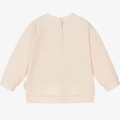 Moncler Enfant Tops*Girls Pink Logo Sweatshirt