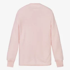 Molo Tops*Girls Pink Merino Wool Zip-Up Top WildRose