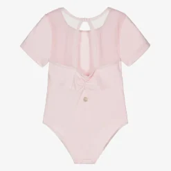 Danskin Activewear*Girls Pink Mesh Leotard