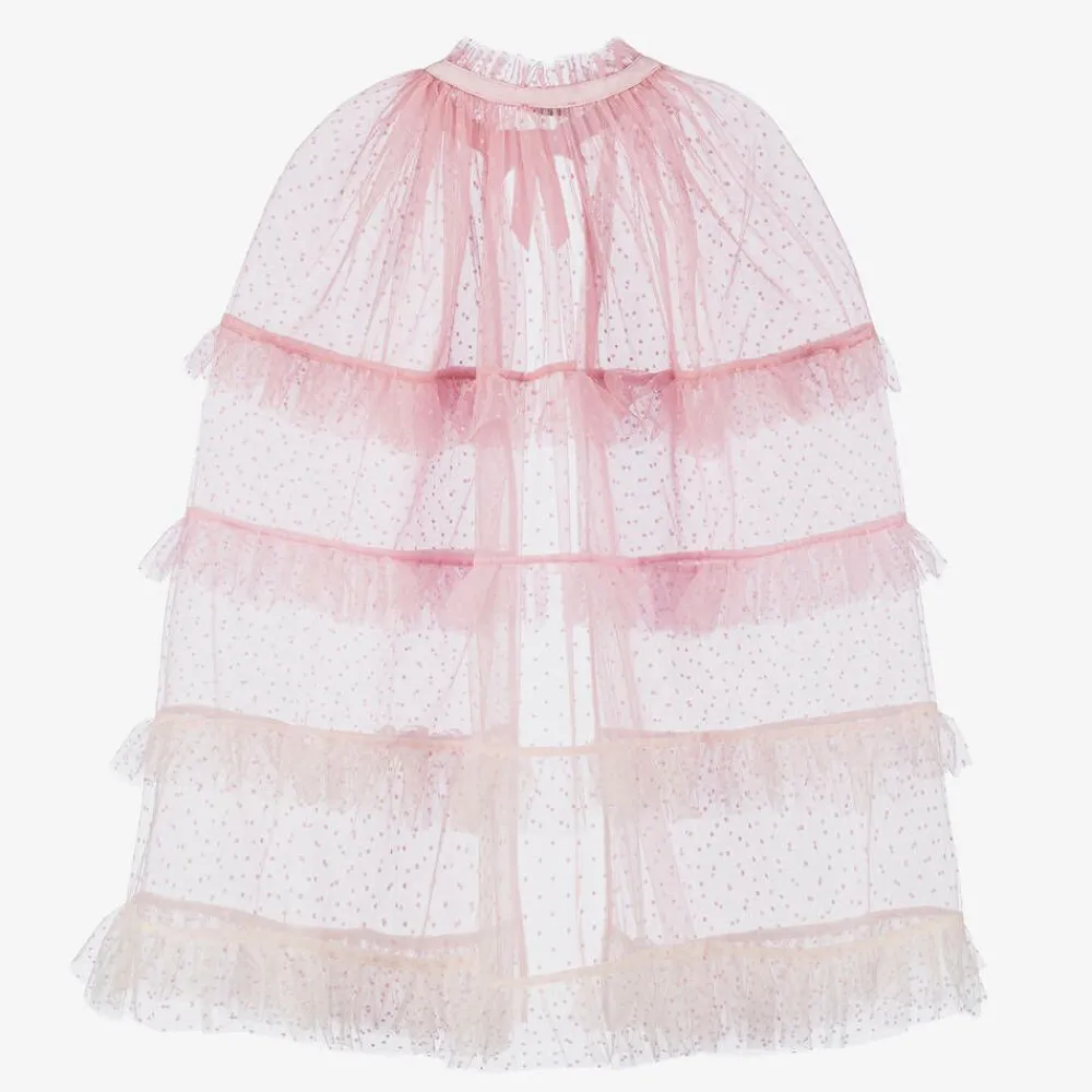 Self-Portrait Coats & Jackets*Girls Pink Ombré Tulle Cape