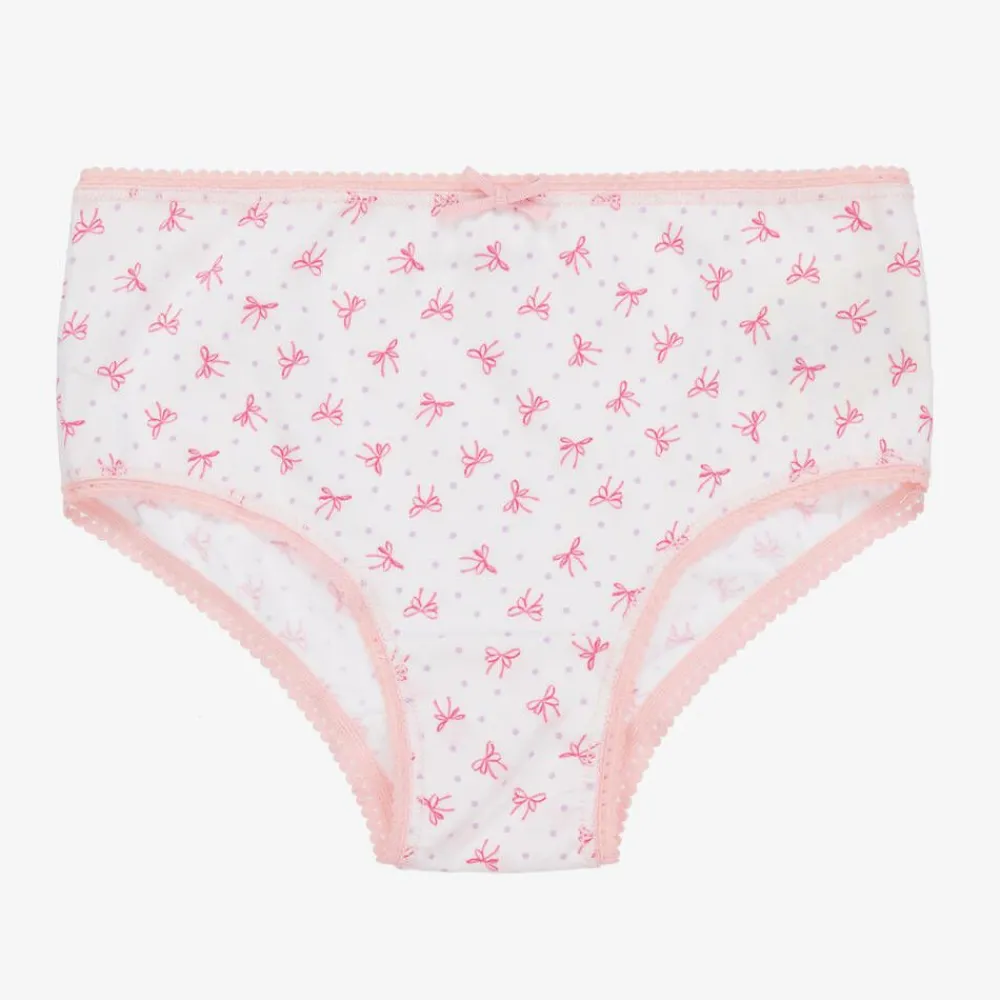 Childrensalon Essentials Underwear*Girls Pink Organic Cotton Knickers (5 Pack)