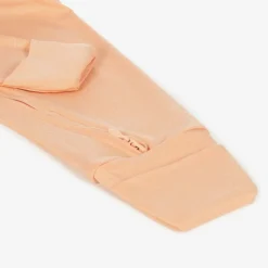 Burberry Gifts|Babysuits*Girls Pink Organic Cotton EKD Babysuit Set Apricot