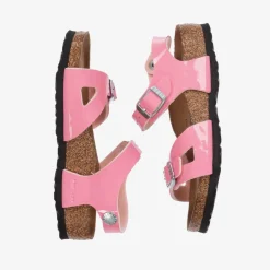 Birkenstock Sandals|Sandals*Girls Pink Patent Faux Leather Sandals
