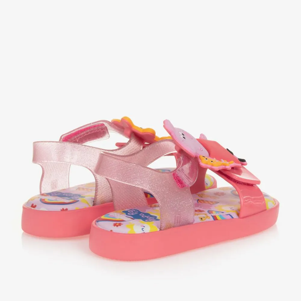 Mini Melissa Sandals|Sandals*Girls Pink Peppa Pig Jelly Sandals