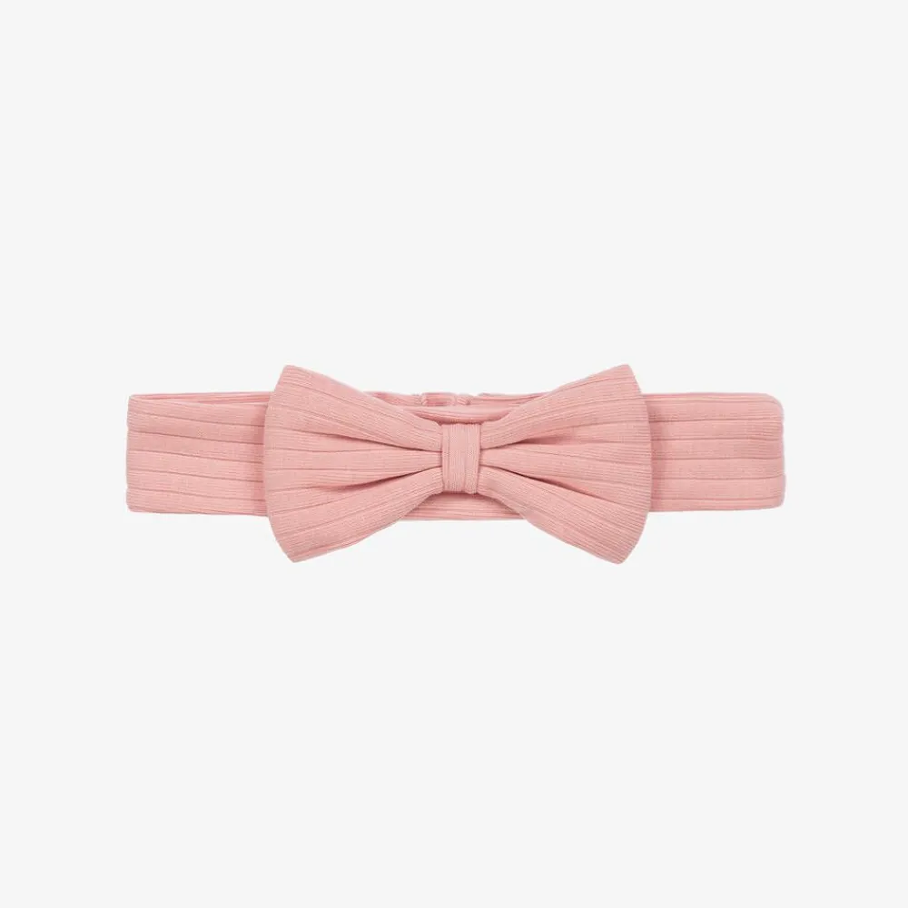 Kissy Love Hair Accessories*Girls Pink Pima Cotton Abloom Headband