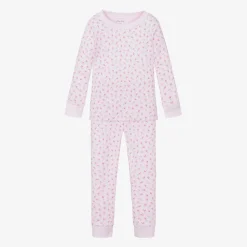 Kissy Kissy Nightwear*Girls Pink Pima Cotton Tulip Blossom Pyjamas