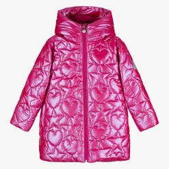 A Dee Coats & Jackets*Girls Pink Quilted Coat