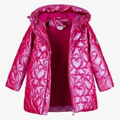 A Dee Coats & Jackets*Girls Pink Quilted Coat